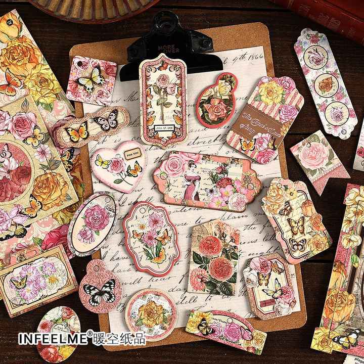 Set de hangtag vintage-30 pzas