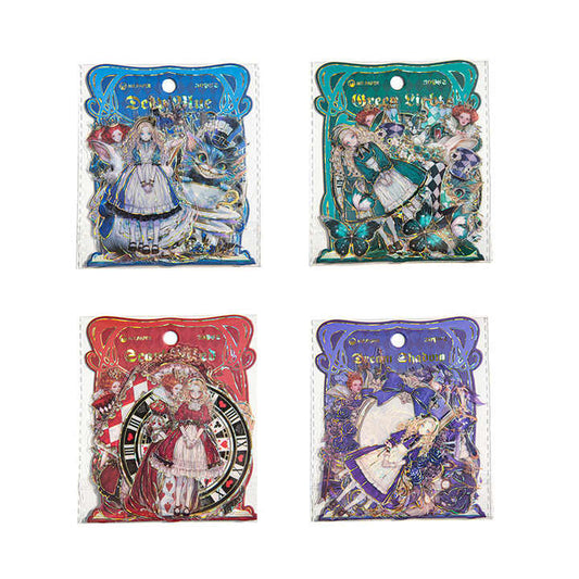Stickers foil Alicia en el país de las Maravillas-30 pzas