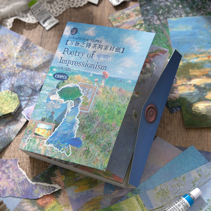 Block decopapel scrapbook-120 pzas