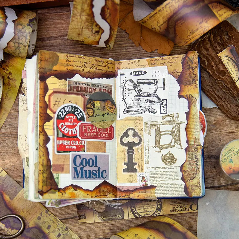 Washitape roll vintage retro