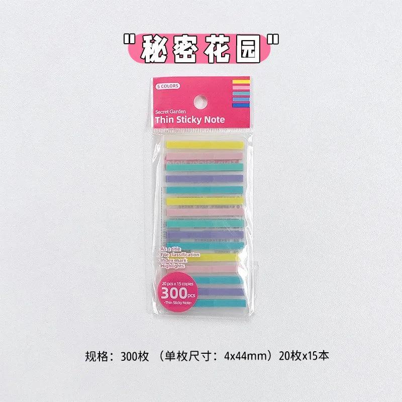 Stickys tiras-300 pzas