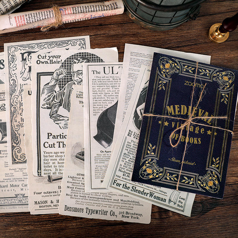 Set papel medieval-10 pzas