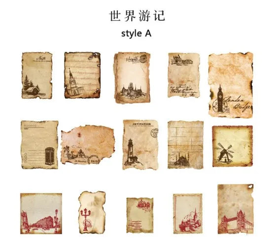 Memo pads vintage-30 pzas