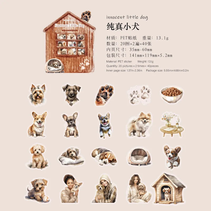 Sticker Small Pet Paradise-40 pzas