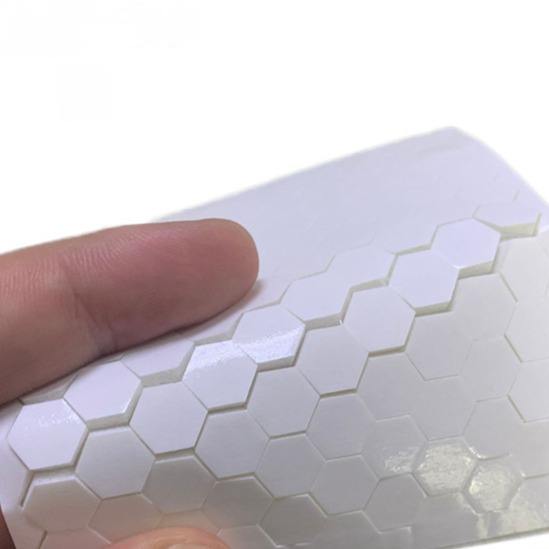 Sticker hexagono doble cara