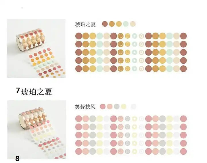 Washitape dots arcoiris-3 metros
