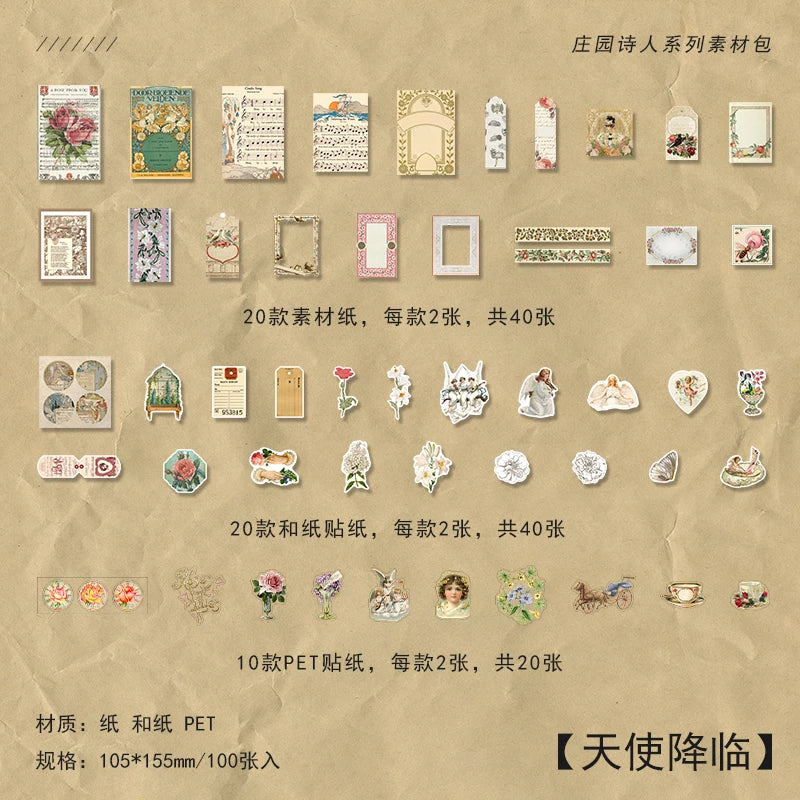 Set poet artistic-100 pzas