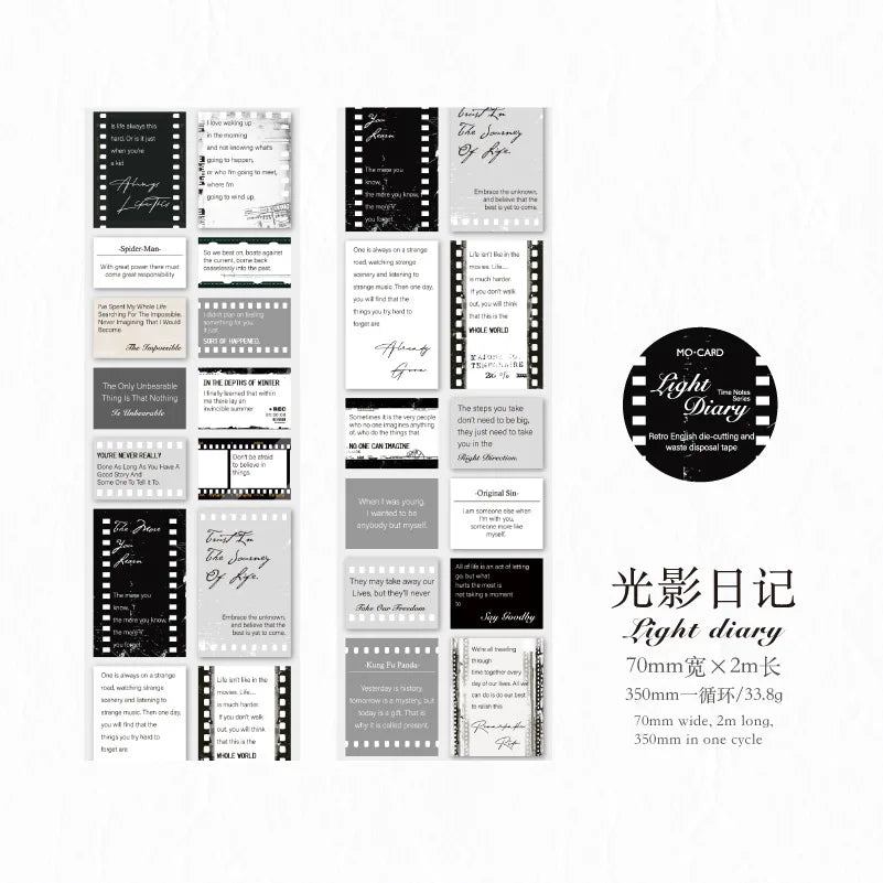 Washitape roll "age notes"-2 metros