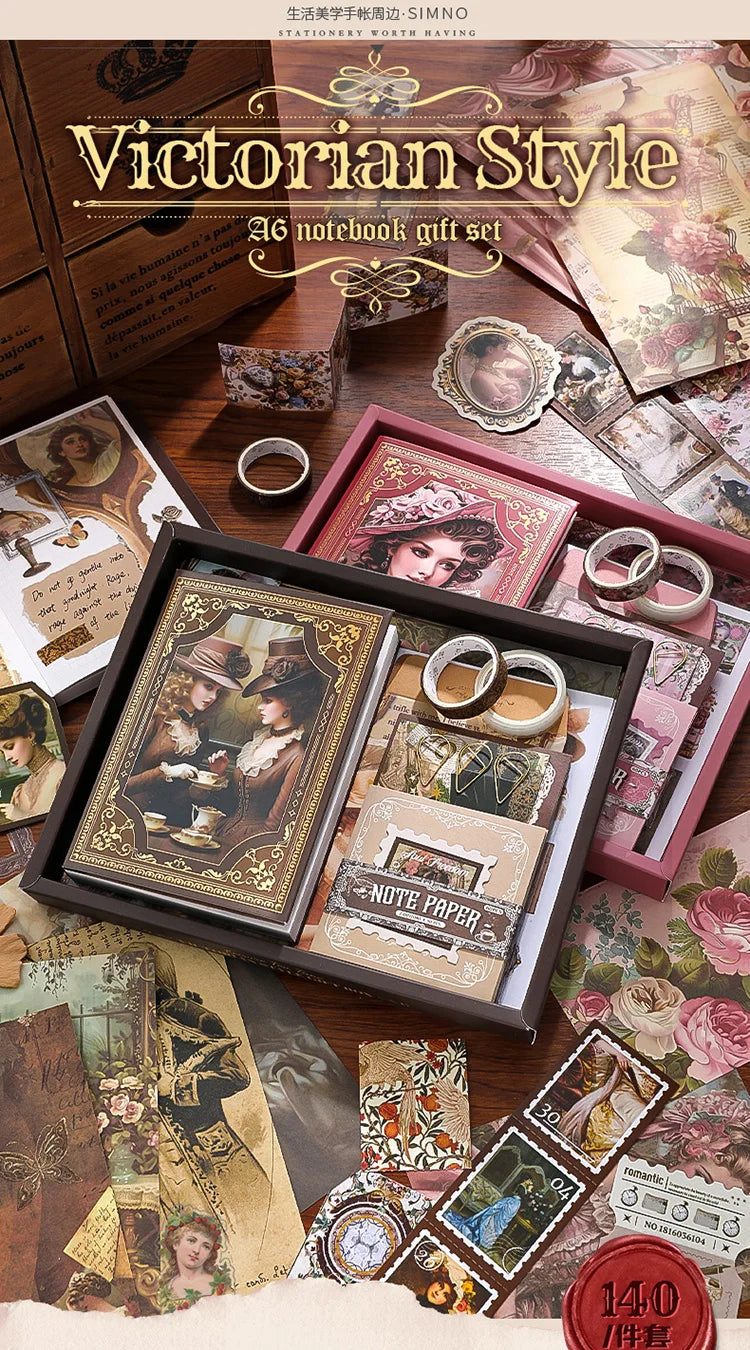 Set de papeleria Leisure tea time-140 pzas