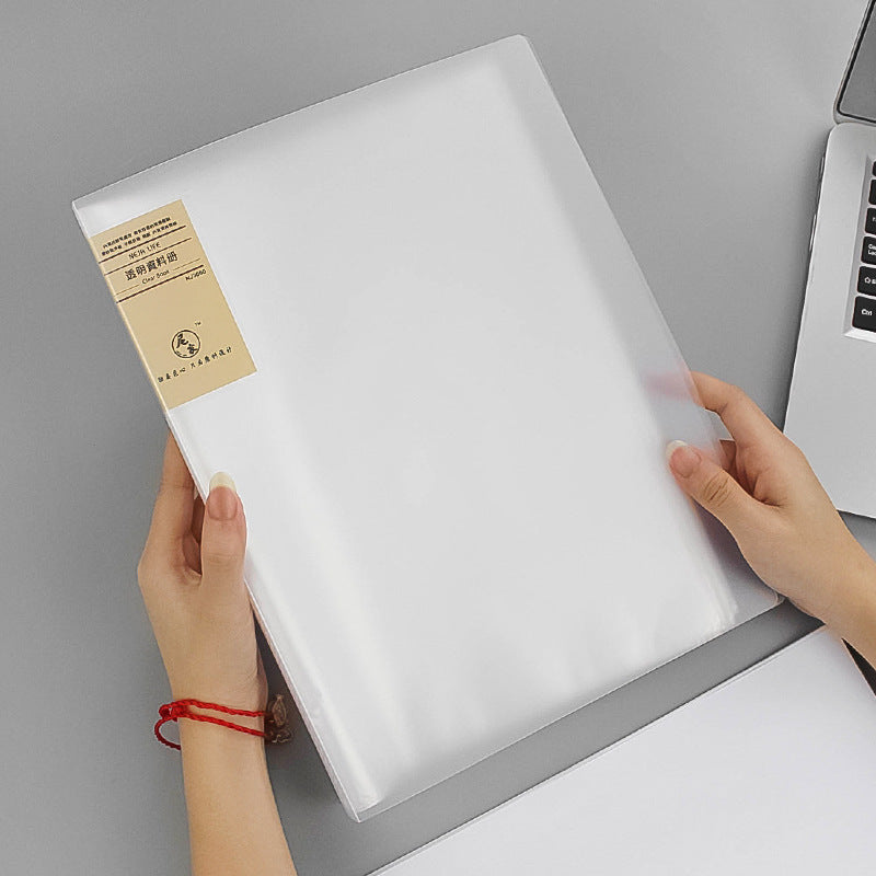 Porta documentos transparente con micas-1 pza