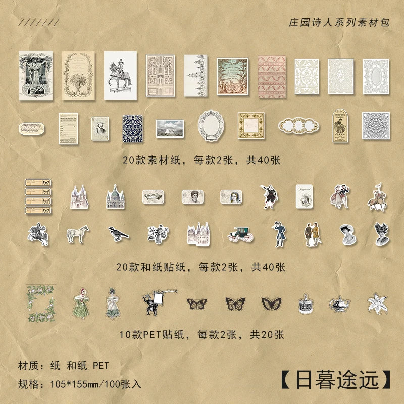 Set poet artistic-100 pzas