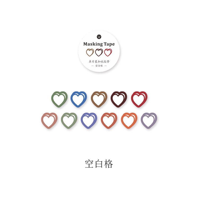 Stickers corazones-100 piezas