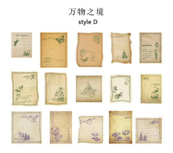 Memo pads vintage-30 pzas