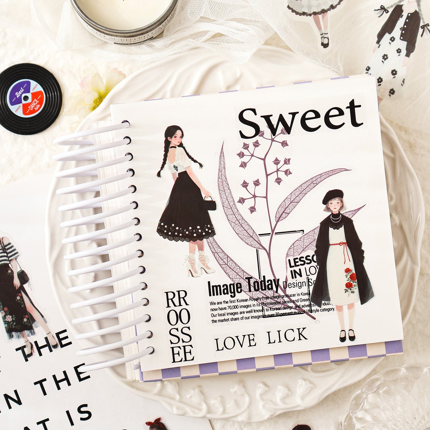 Stickers girls-10 pzas
