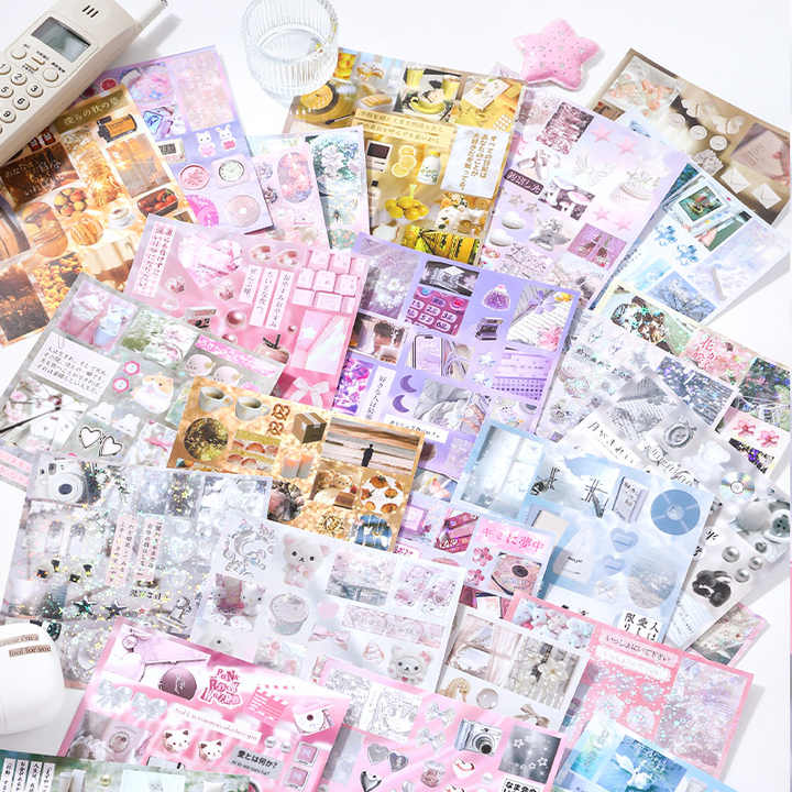 Sticker book estilo japonés-30 hojas