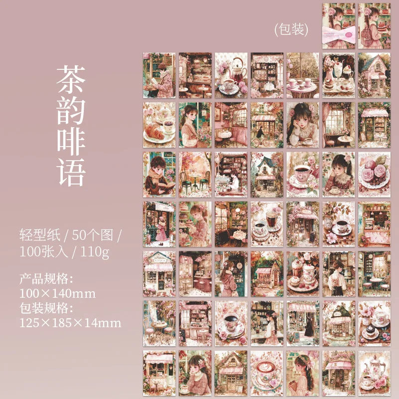 Papel wanderlust time collection-100 hojas