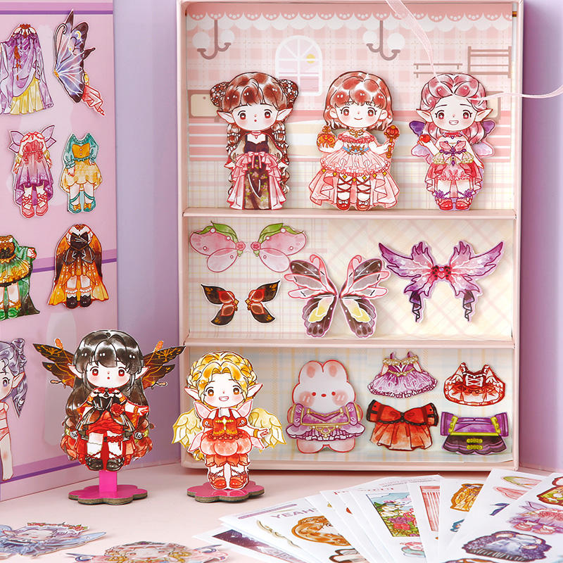 Stickers mini princesas shanshan-24 pzas