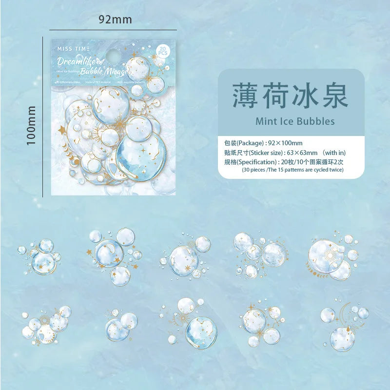 Stickers Dreamlife bubble-20 pzas