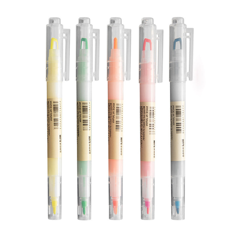 Resaltador doble punta MUJI-1 pza