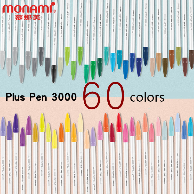 Monami Plus Pen 3000-60 pzas
