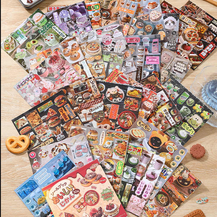 Block de stickers dessert cake japan-30 hojas