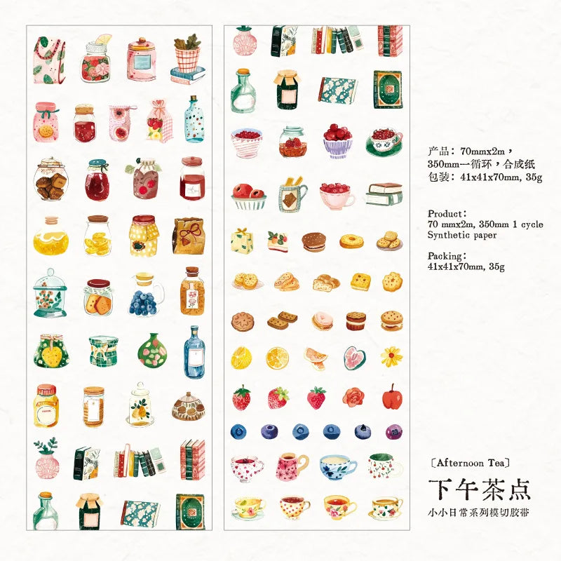 Washitape roll small daily-2 metros