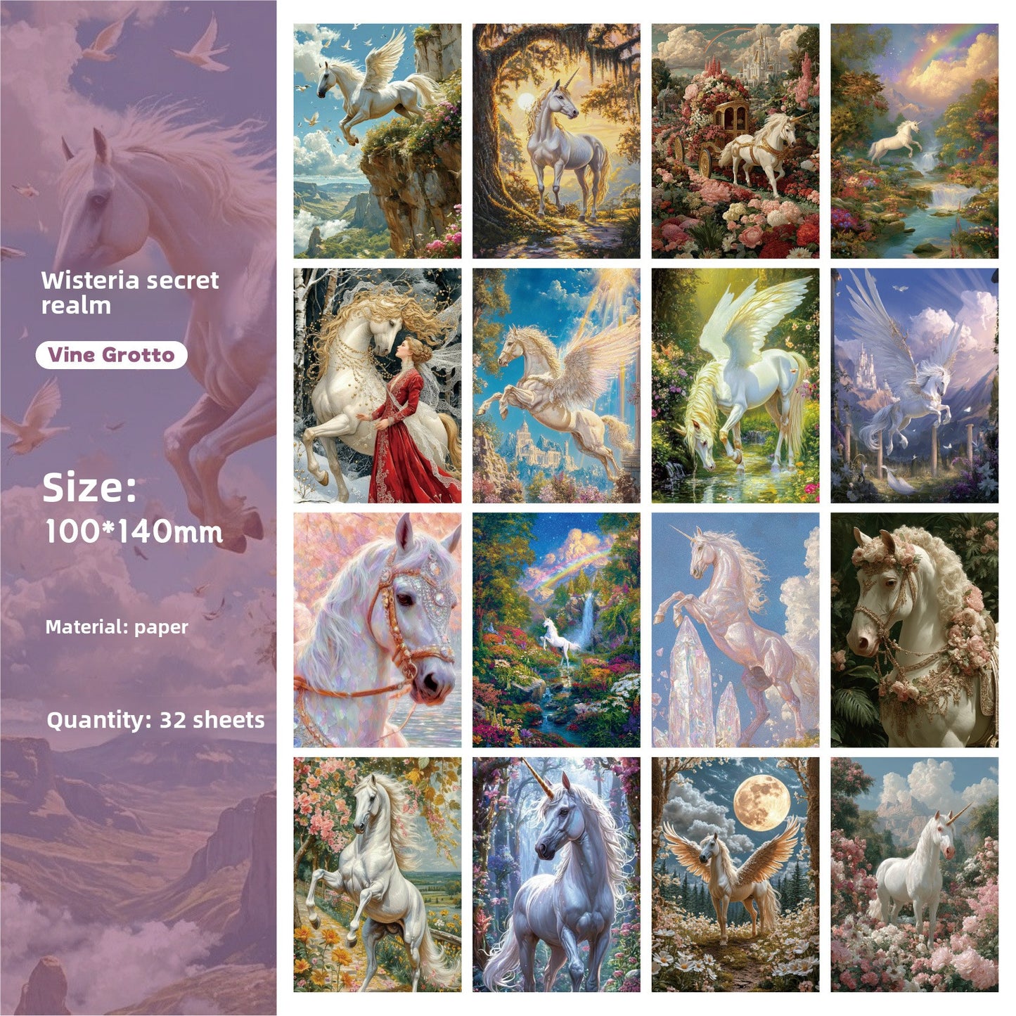Papel fairy fantasy-32 pzas