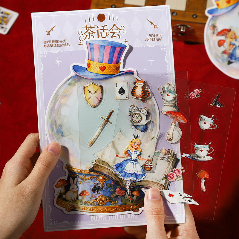 Stickers escenarios armable Alicia-1 escena