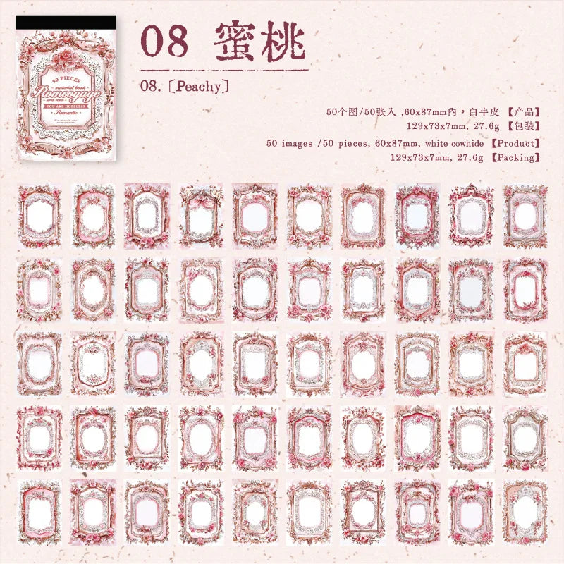 Mini librito "romvoyage"-50 hojas