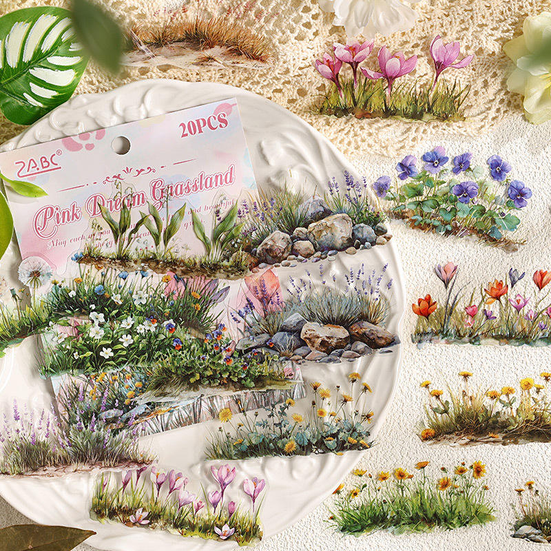 Stickers jardines-20 pzas