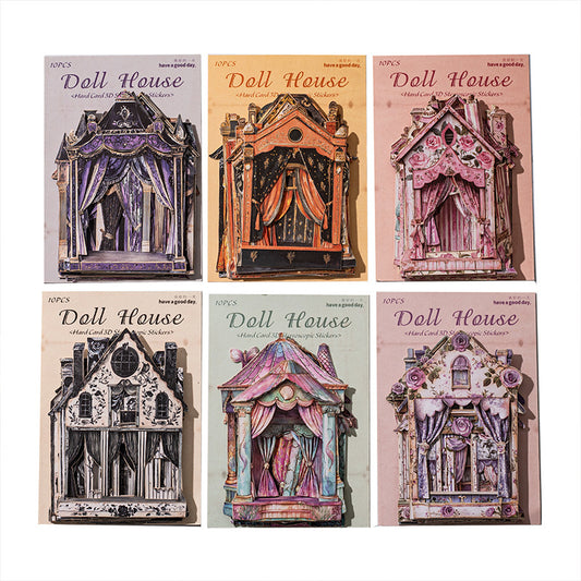 Stickers cartonaje dollhouse-10 pzas