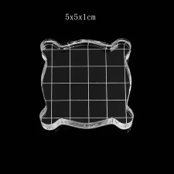 Base acrilica para sellos de silicona-1 pza