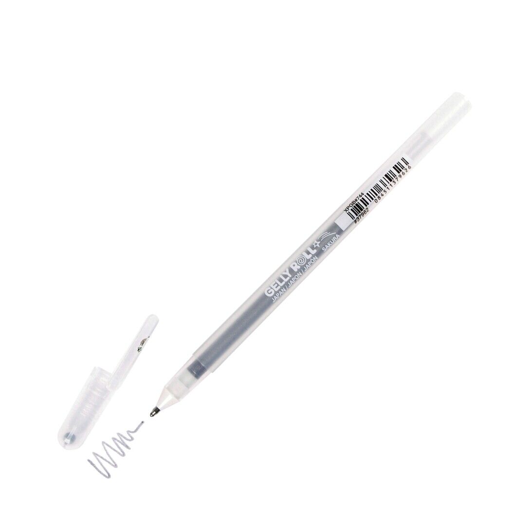 Gelly Roll Tinta plateada unitario-1 pza