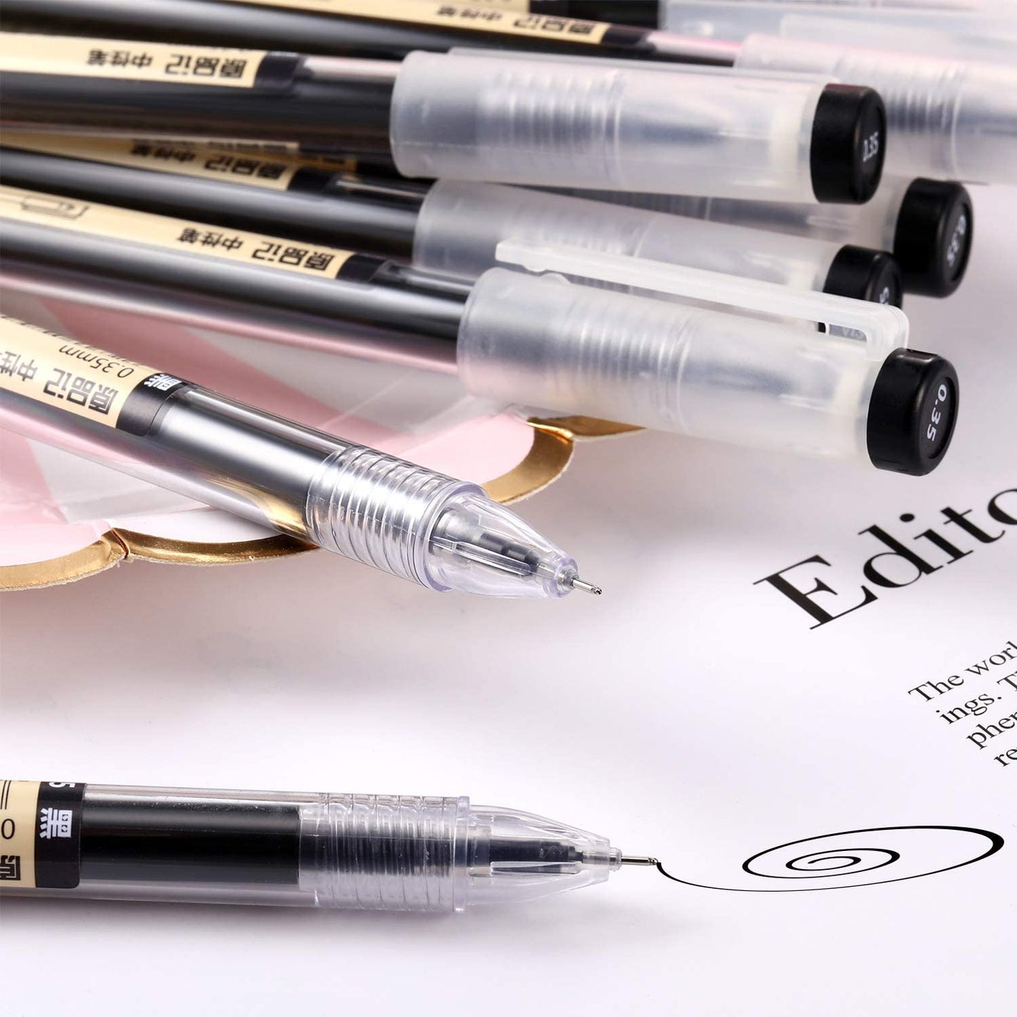 Lapicero Japonés tinta gel 0.35mm-1 pza