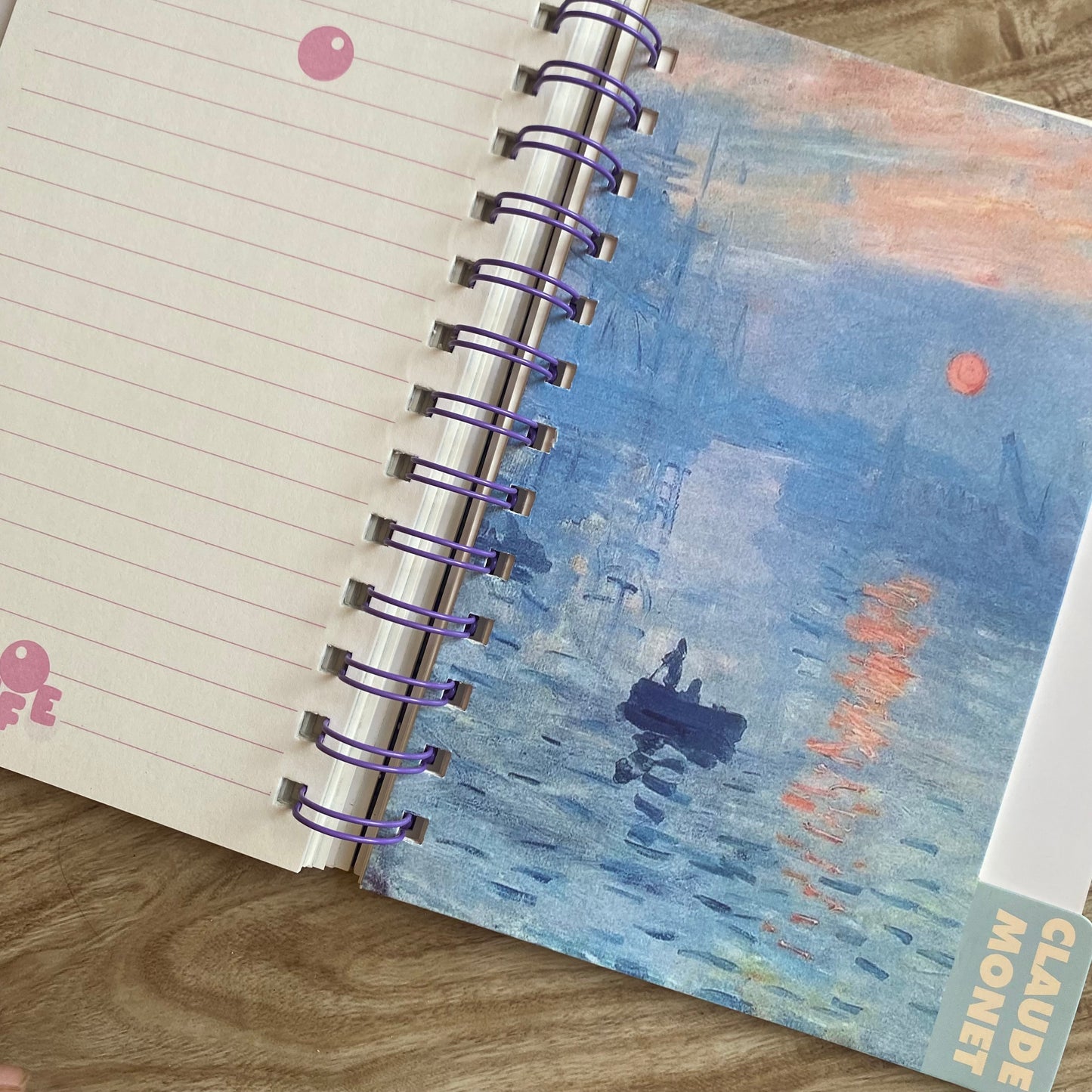 Cuaderno anillado pintores A6-100 hojas