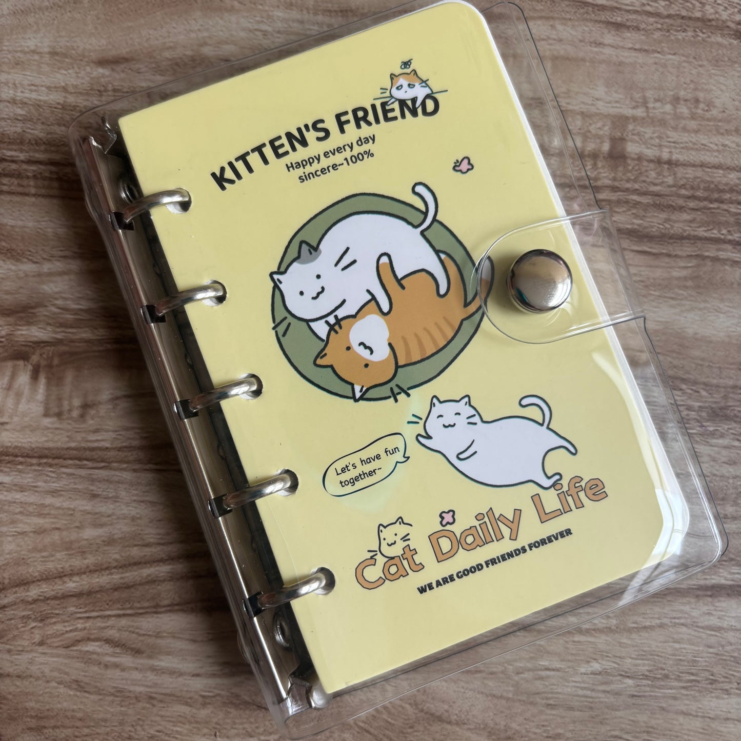 Mini binder A7 gatitos-80 hojas
