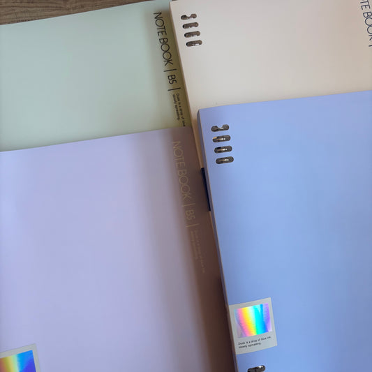 Cuaderno infinito B5 8 anillas-50 hojas rayadas+separadores