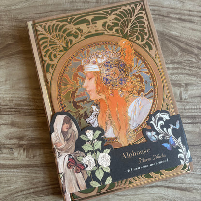 Libreta Maria Mucha A5-128 hojas