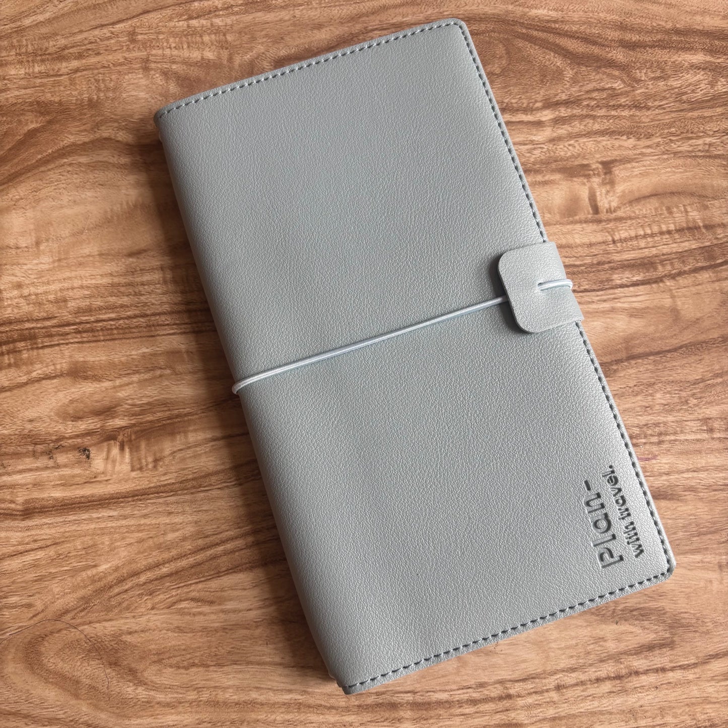 Notebook Travel cuero corrugado-2 cuadernillos