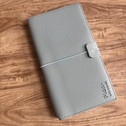 Notebook Travel cuero corrugado-2 cuadernillos