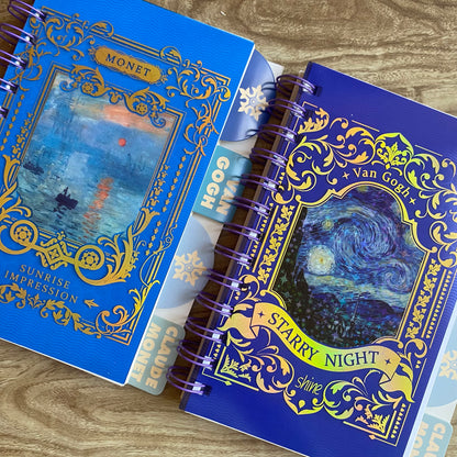 Cuaderno anillado pintores A6-100 hojas
