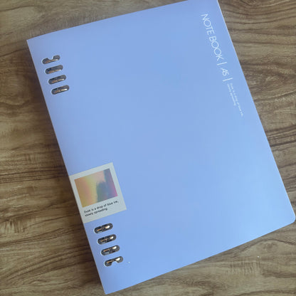 Cuaderno infinito A5 8 anillas-50 hojas rayadas+separadores