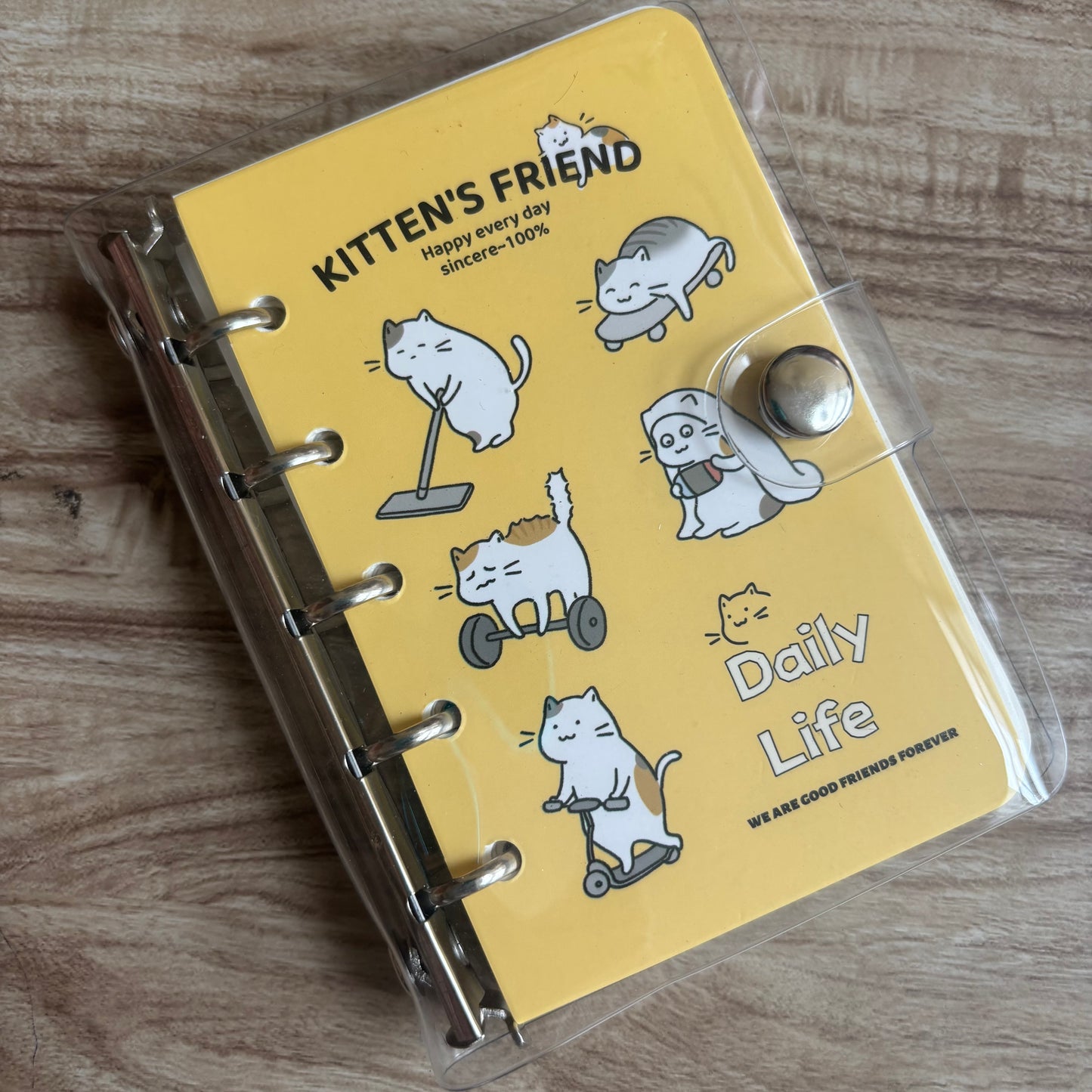 Mini binder A7 gatitos-80 hojas