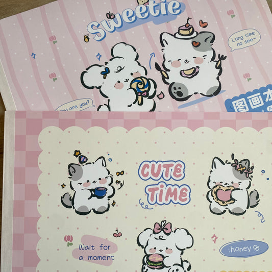 Sketchbook cute A4-28 hojas