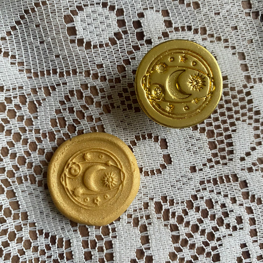 Bronce prediseñado "sistema solar" 2.5 cm