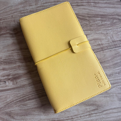 Notebook Travel cuero corrugado-2 cuadernillos