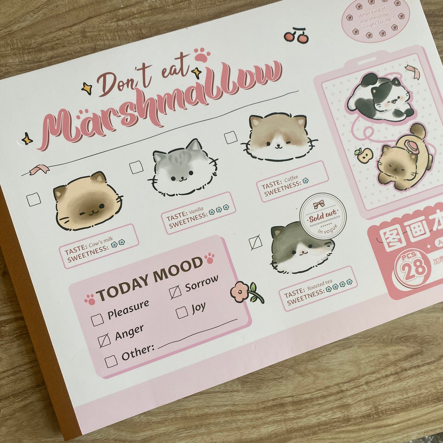 Sketchbook gatitos A4-28 hojas