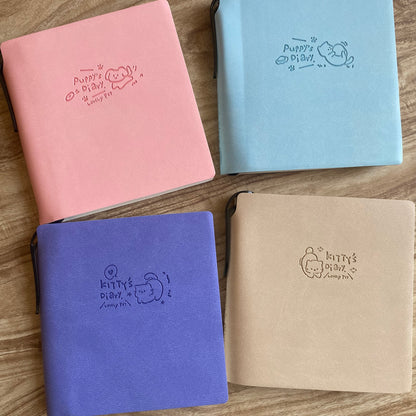 Cuaderno A7 hojas blancas + lapicero