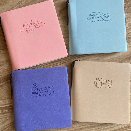 Cuaderno A7 hojas blancas + lapicero