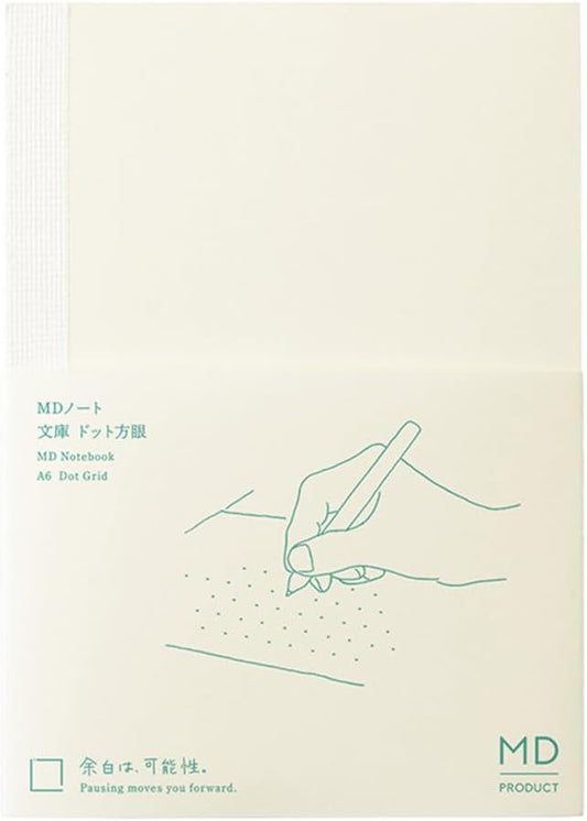 Midori notebook Bunko dot A6-176 Páginas
